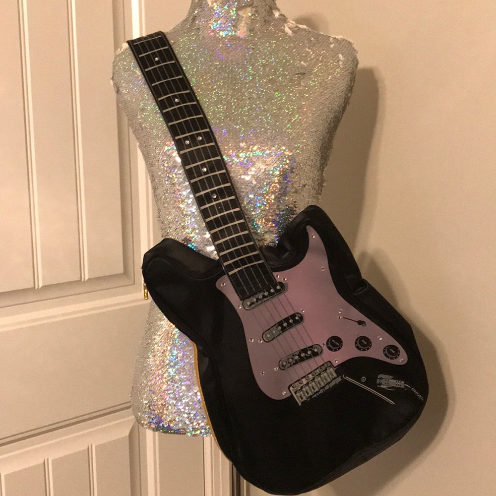 Vintage Parcel Electric Guitar Crossbody Bag